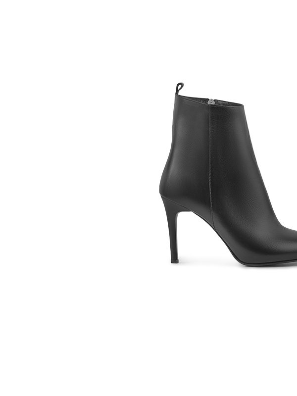 بوت چرم زنانه پاشنه دار 117035 چرم آگوست