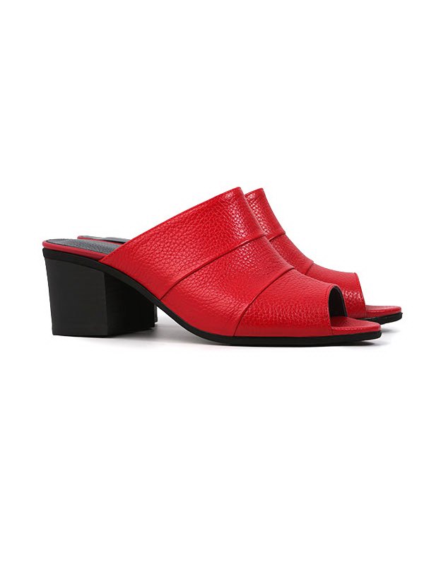 صندل کلاسیک چرم آگوست 110011