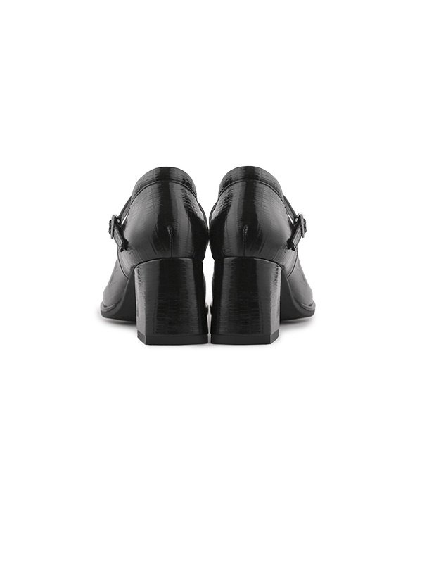 کفش چرم پاشنه دار زنانه 130012 چرم آگوست