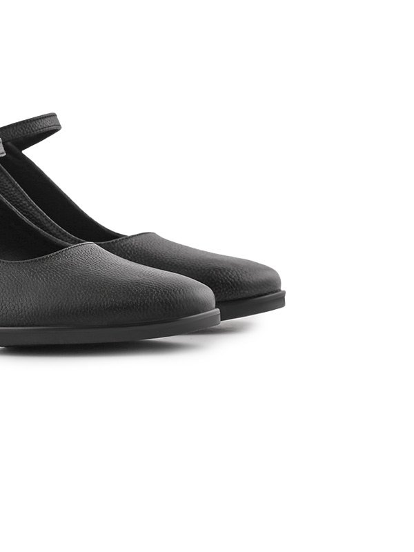 کفش چرم پاشنه دار زنانه 130012 چرم آگوست