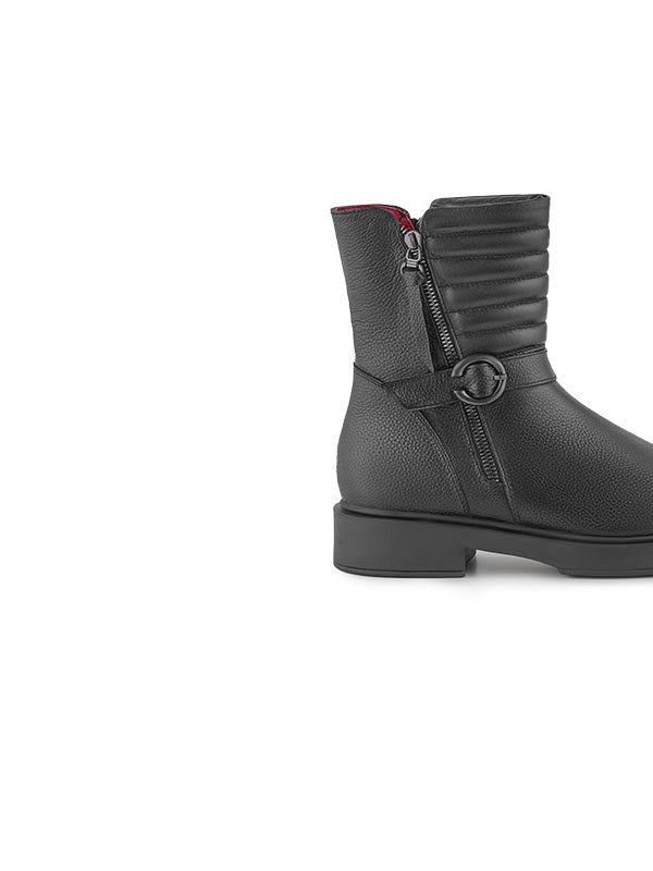 بوت چرم زنانه 117037 چرم آگوست