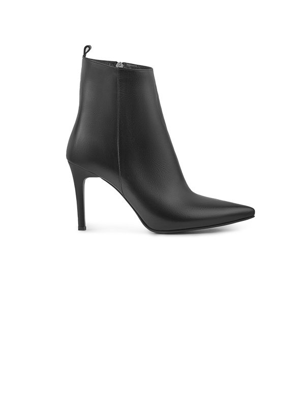 بوت چرم زنانه پاشنه دار 117035 چرم آگوست