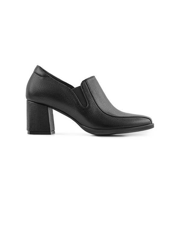 کفش چرم زنانه پاشنه دار 130013 چرم آگوست