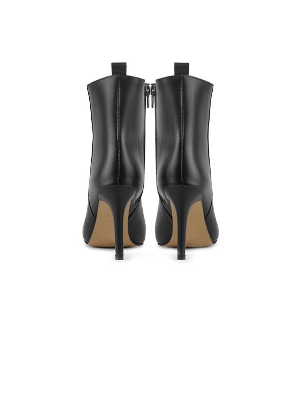 بوت چرم زنانه پاشنه دار 117035 چرم آگوست