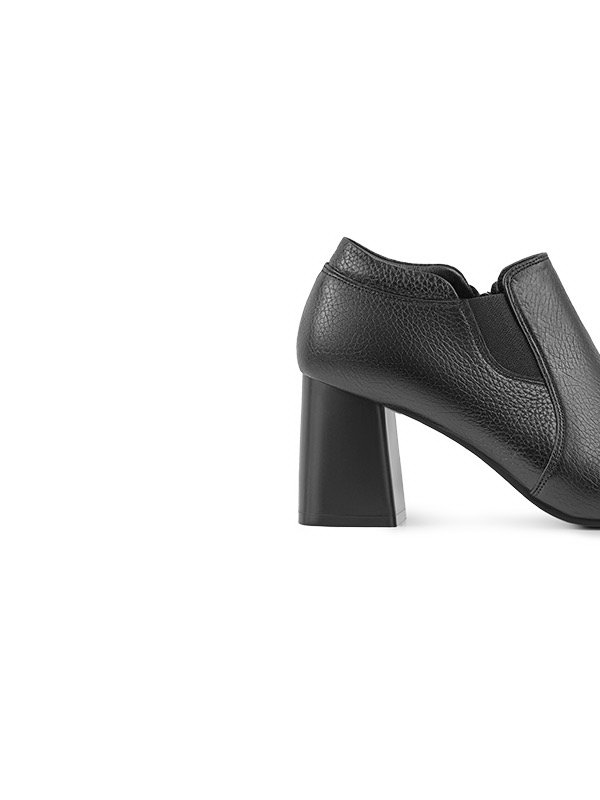 کفش چرم زنانه پاشنه دار 110083 چرم آگوست