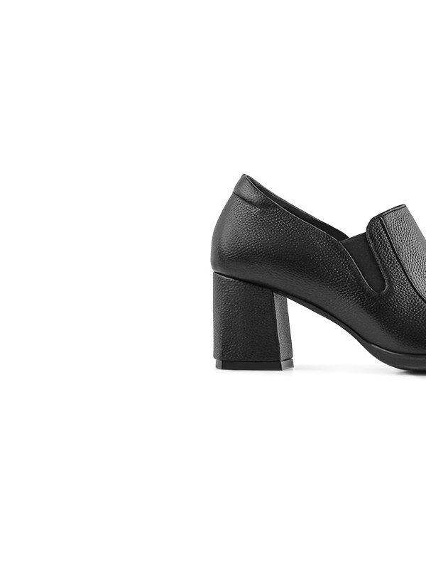 کفش چرم زنانه پاشنه دار 130013 چرم آگوست