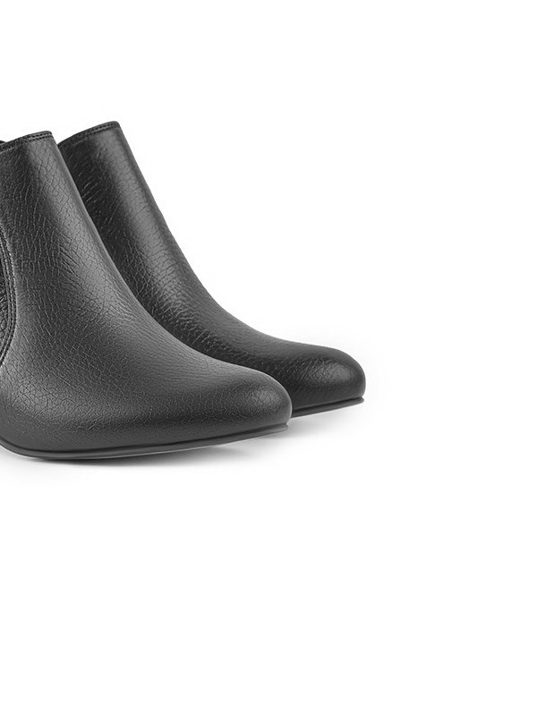 کفش چرم زنانه پاشنه دار 110083 چرم آگوست