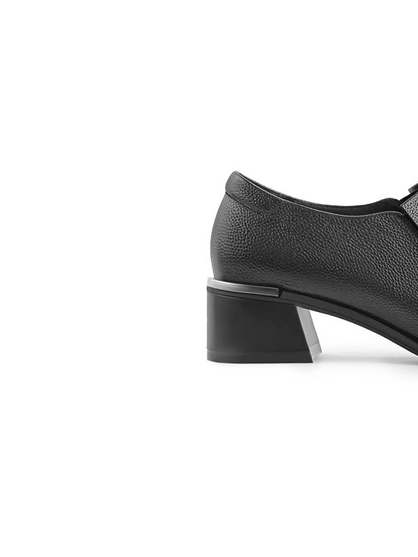 کفش زنانه چرم پاشنه دار 130015 چرم آگوست 