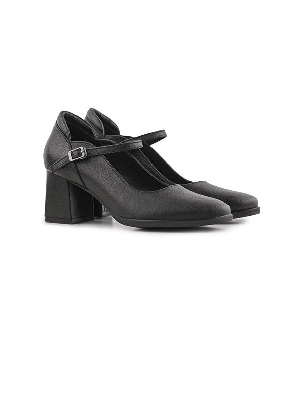 کفش زنانه چرم پاشنه دار 110080 چرم آگوست