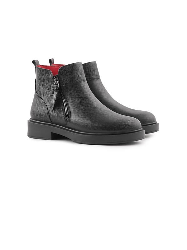 بوت زنانه چرم 117032 چرم آگوست