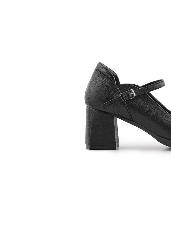 کفش زنانه چرم پاشنه دار 110080 چرم آگوست