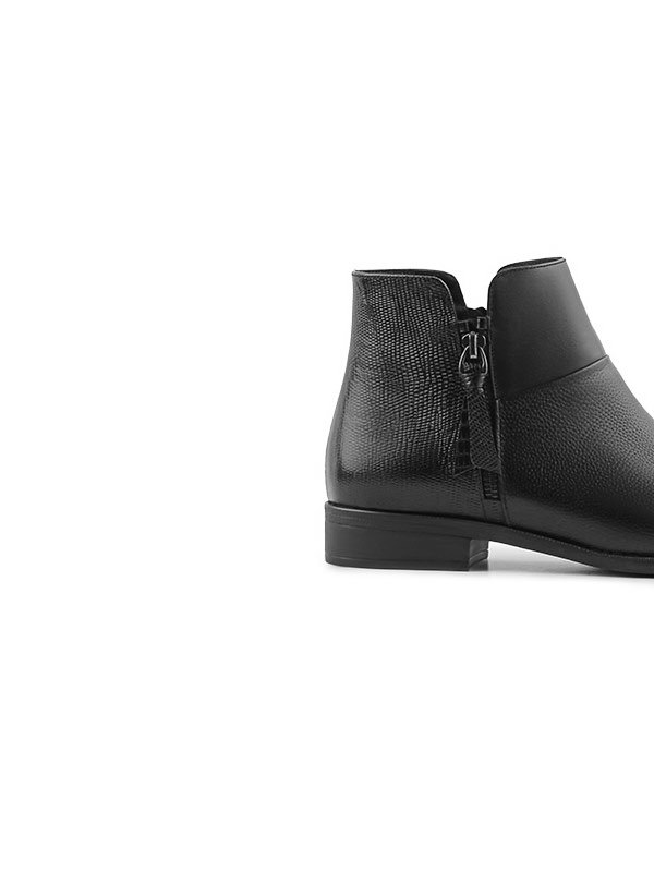 بوت زنانه چرم 117031 چرم آگوست