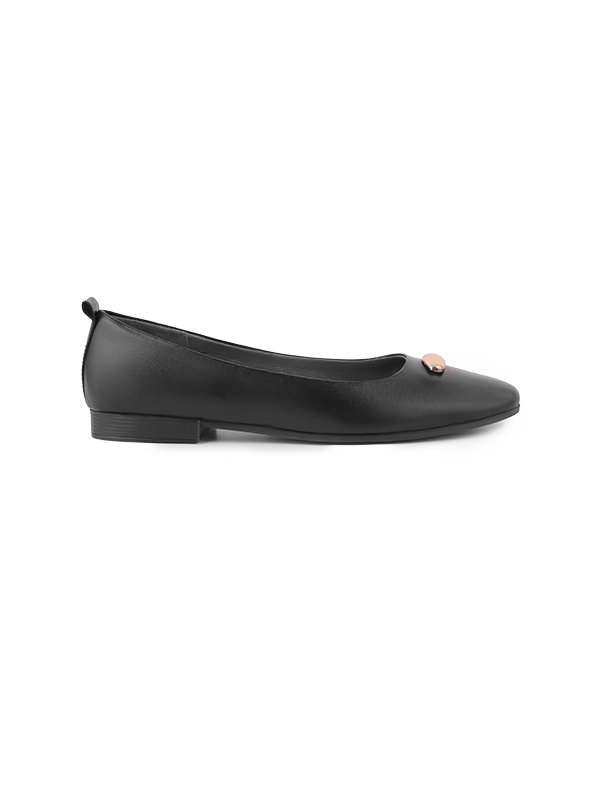 کفش چرم تخت زنانه 130020 چرم آگوست