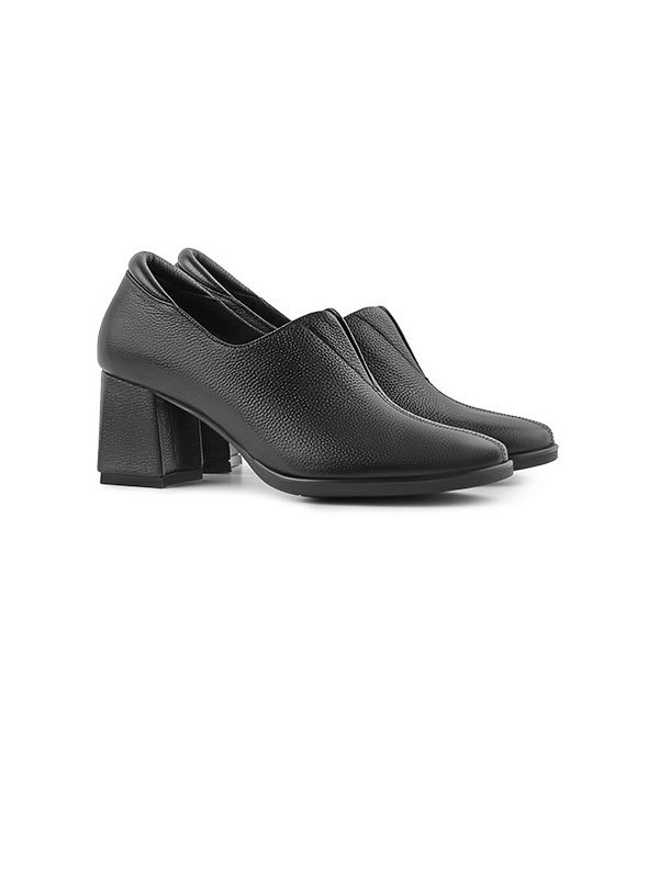 کفش زنانه چرم پاشنه دار 130014 چرم آگوست