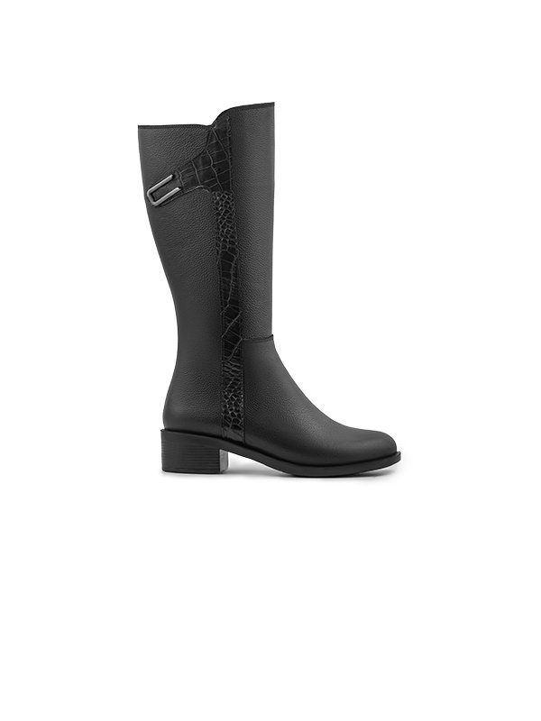 چکمه چرم زنانه 118003چرم آگوست