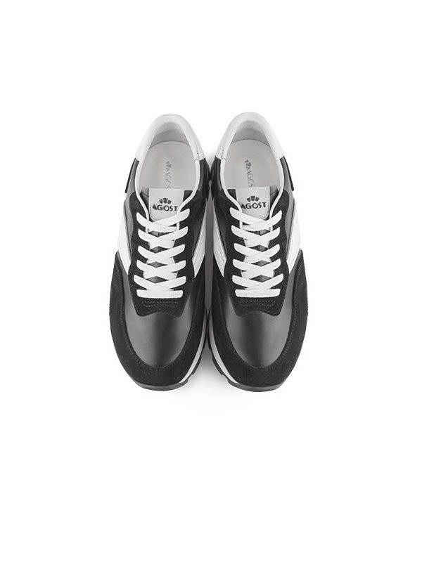 کفش چرم اسپرت زنانه 120078 چرم آگوست