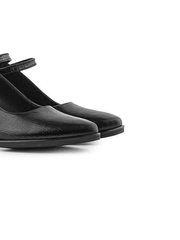 کفش چرم پاشنه دار زنانه 130012 چرم آگوست